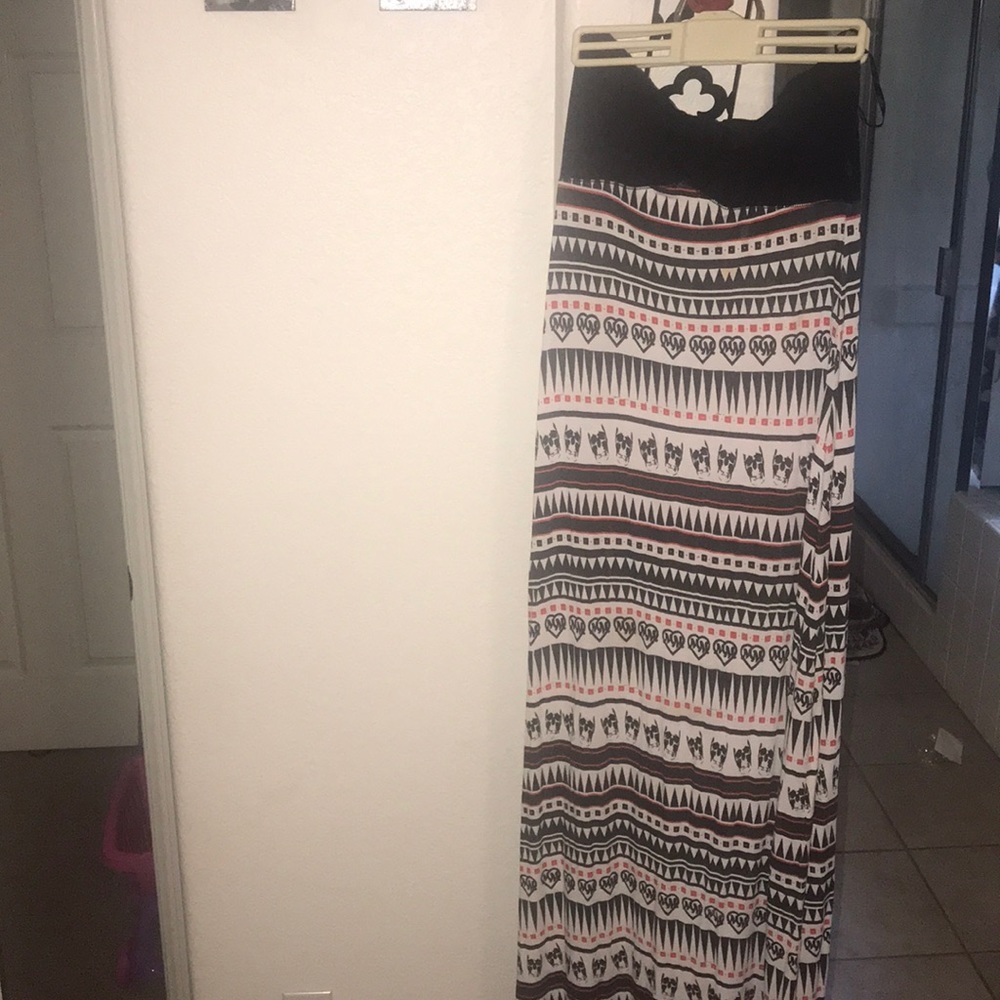 Long tube top maxi dress from metal Mulisha